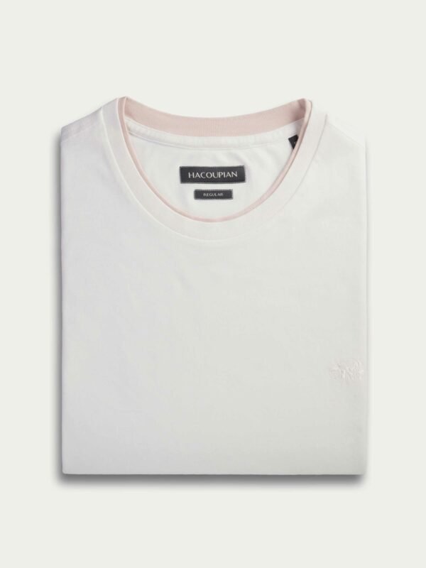 ITMerce Arctic White Premium Cotton Tee White Cotton T-Shirt Premium
