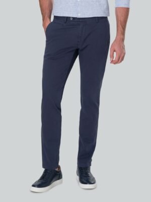 ITMerce Coastal Navy Cotton Linen Trousers Navy Cotton Pants