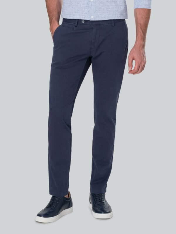 ITMerce Coastal Navy Cotton Linen Trousers Navy Cotton Pants