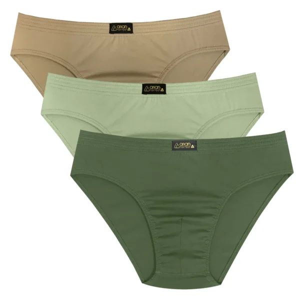 ITMerce Evergreen Cotton Slip Briefs Green Cotton Slip Briefs