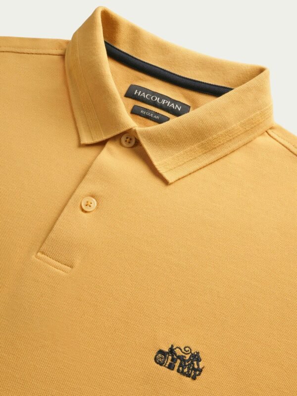 ITMerce Golden Breeze Cotton Polo Yellow Cotton Polo Shirt