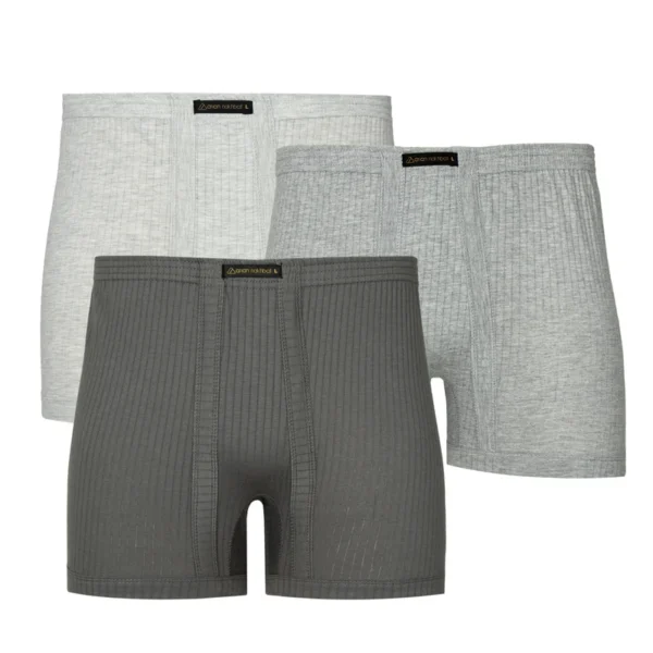ITMerce LongComfort Cotton Boxer Briefs Men's Long Leg Cotton Boxer Briefs