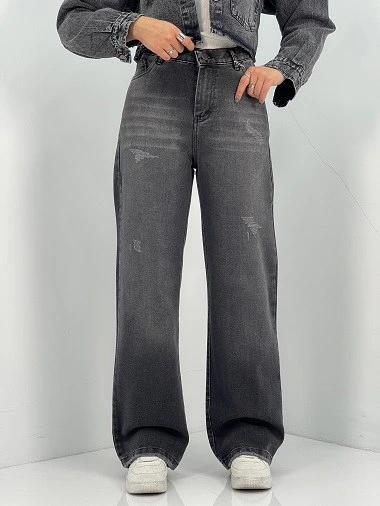 ITMerce Modern Semi Baggy Women's Jeans Women's Semi-Baggy Denim Jeans