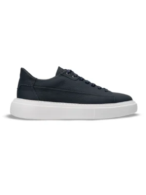 Navy Matte Floater Slip-On Shoes