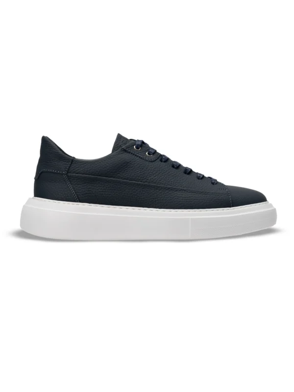 Navy Matte Floater Slip-On Shoes
