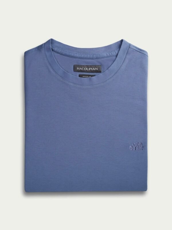 ITMerce Ocean Blue Essential Tee Blue Cotton T-Shirt
