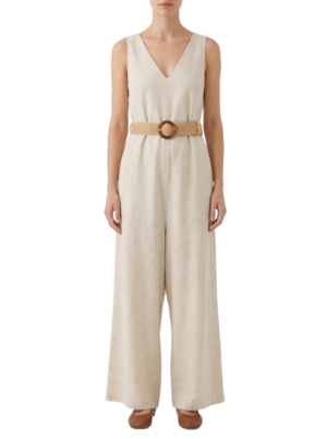 Women's Relaxed Linen Jumpsuit