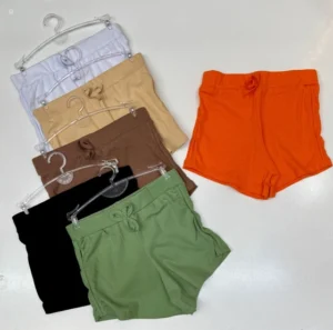 Women's Ribbed Side Cut Shorts