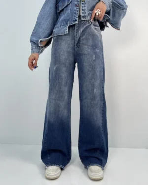 ITMerce Shuffle Straight Leg Denim Jeans Women's Straight Leg Denim Jeans