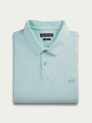 ITMerce Sky Horizon Cotton Polo Sky Blue Cotton Polo Shirt