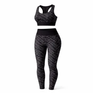 Women's Zigzal Sports Top & Leggings Set
